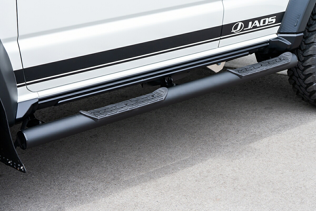 JAOS サイドステップ ブラック ジムニー JC74系　B172522BK｜4WD＆SUV PROSHOP ＲＶ ＳＨＵＥＩ
