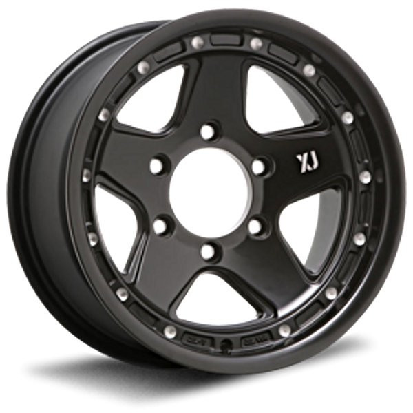 XJ05 (8.0Jx16 -25 6H 139.7) サテンブラック エクストリームジェイ|4WD&SUV PROSHOP RV SHUEI