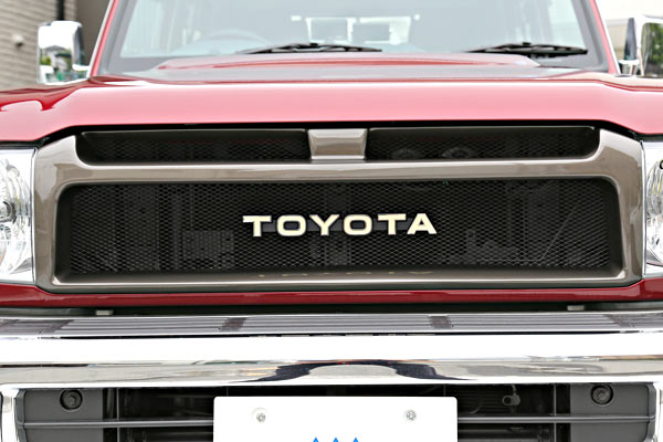 楽天市場】トヨタ ランドクルーザー 70 クロームメッキ フロントグリル