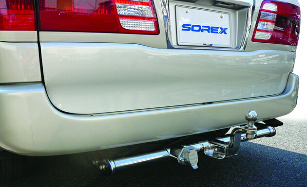 SOREXステンレスヒッチメンバー　T-036-SUSグランビア・グランドハイエース 型式/KCH.VCH10.16W.RCH11W他｜4WD＆SUV PROSHOP ＲＶ ＳＨＵＥＩ