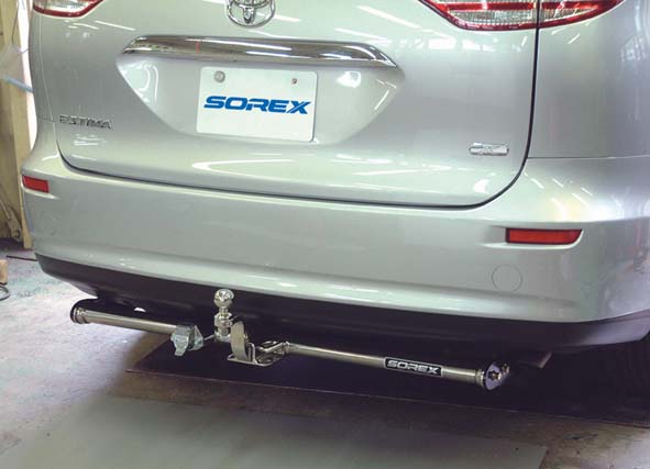 SOREXステンレスヒッチメンバー　T-126-SUS エスティマ 型式/ACR.GSR50W.55W