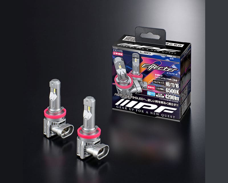 楽天市場】IPF LED エフェクター2 ヘッド＆フォグ バルブ 6500K