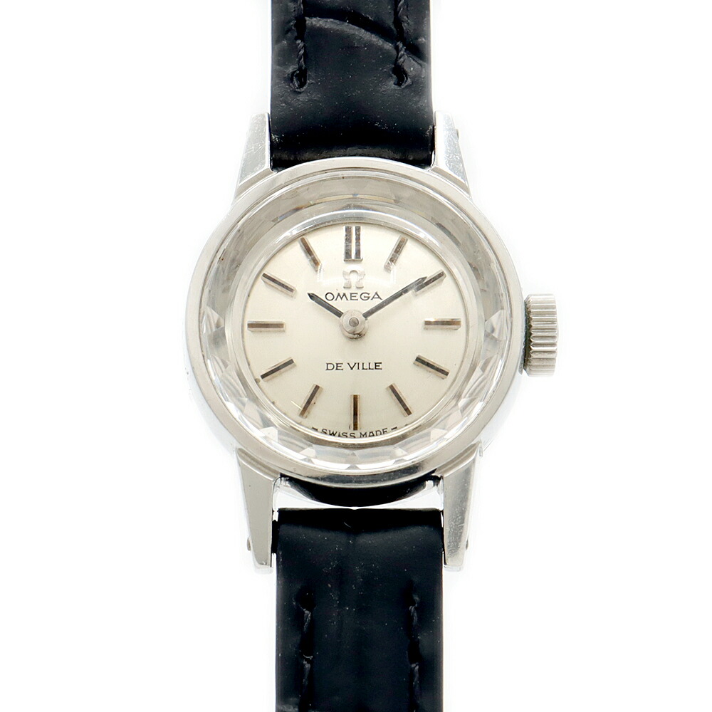 OMEGA クォーツ DE VILLE時計 シルバー OMEGA オメガ DE VILLE デビル 腕時計 メンズ ユニセックス シルバー