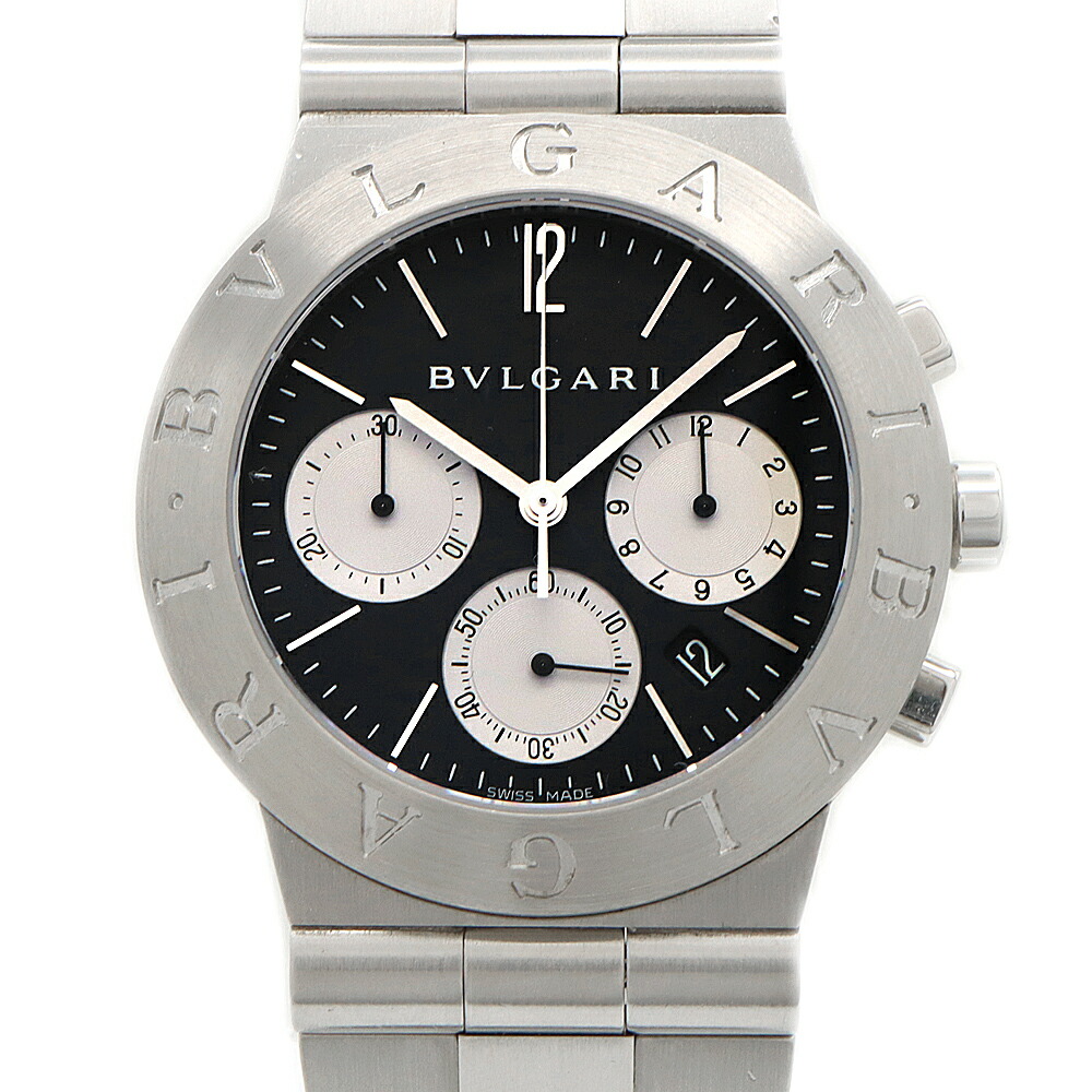 楽天市場】内部点検済 BVLGARI ブルガリ ディアゴノ スポーツ クロノ  