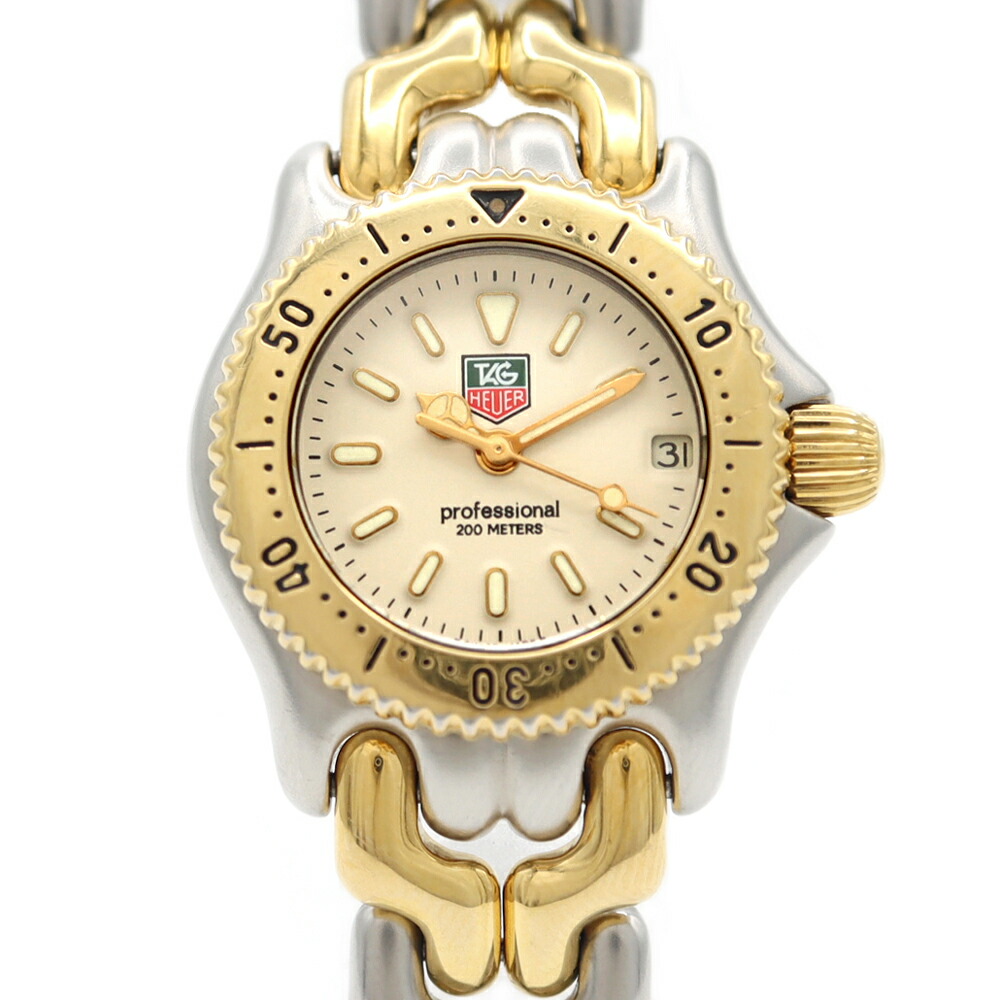 美品TAG Heuer 腕時計selシリーズホワイト S90.813 楽天市場】【TAG HEUER】タグホイヤー セル デイト S90.813-1