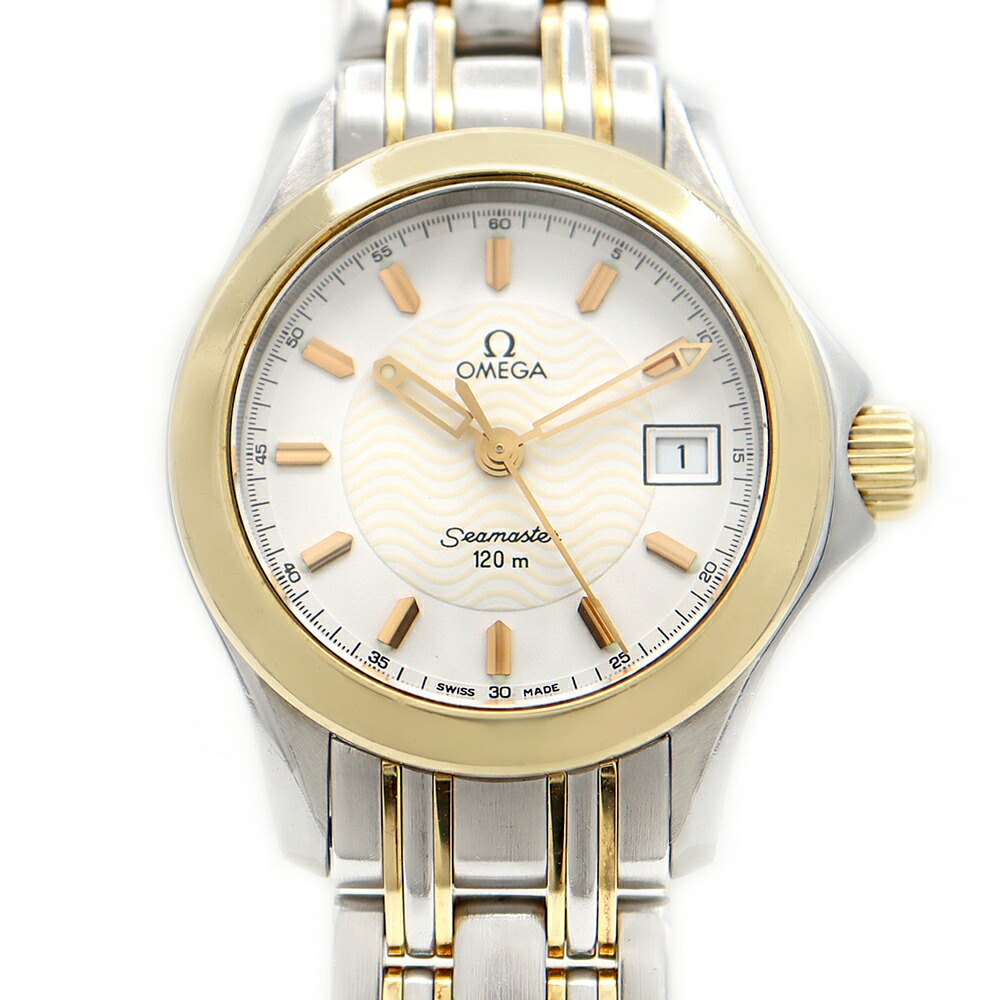 楽天市場】OMEGA オメガ シーマスター 120m 純正ダイヤモンド 金無垢