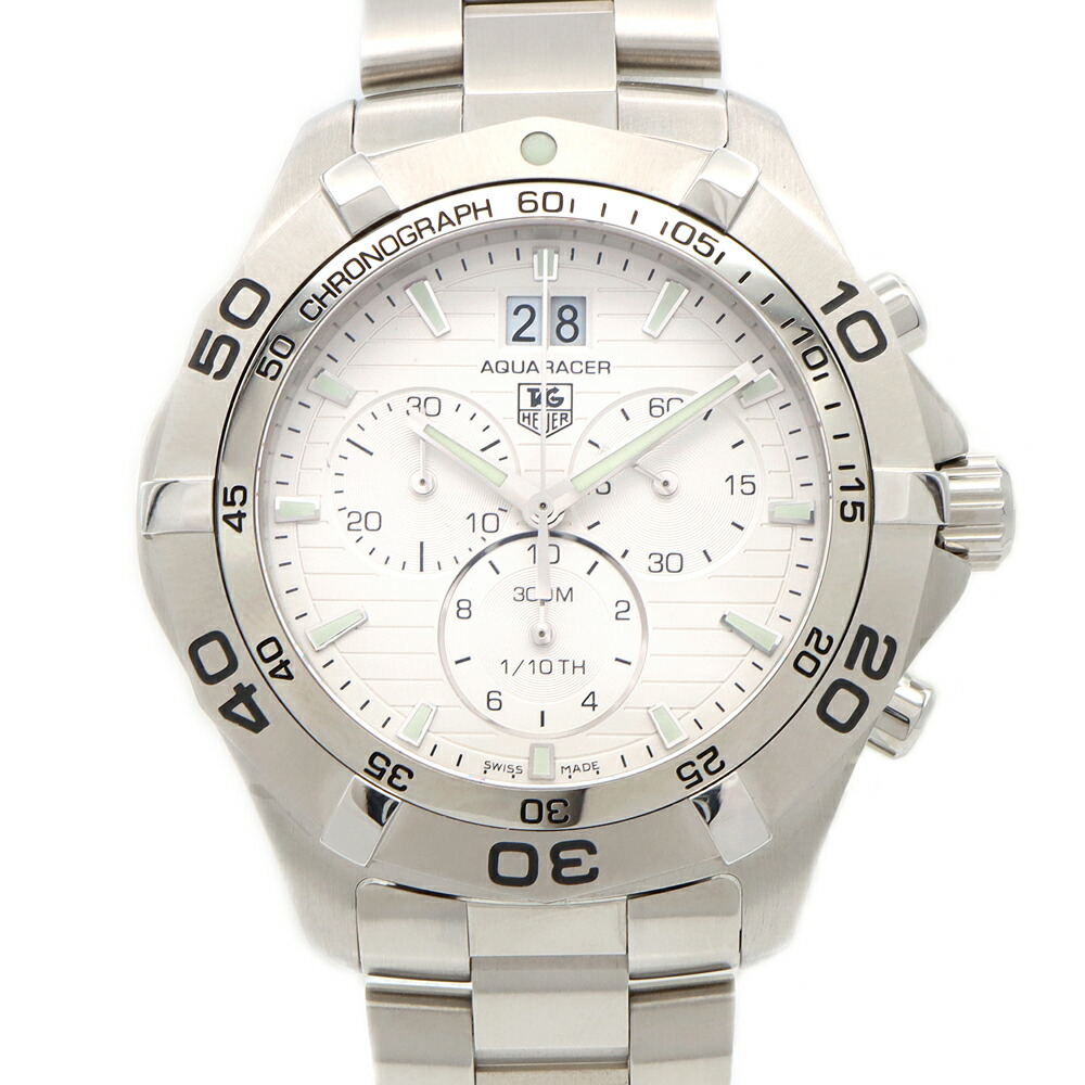 楽天市場】電池交換済 TAG Heuer タグホイヤー アクアレーサー クロノ