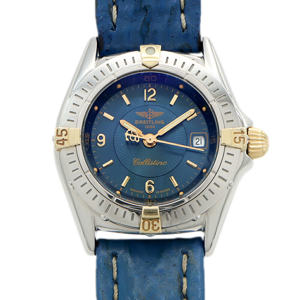 楽天市場】電池交換済 BREITLING ブライトリング レディJ D52065 200m