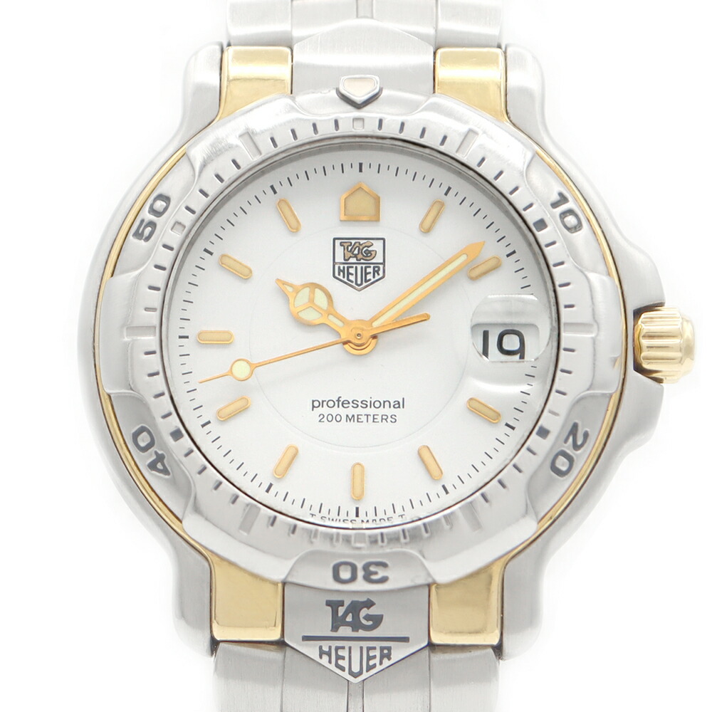 【楽天市場】電池交換済 TAG Heuer タグホイヤー 6000シリーズ プロフェッショナル WH1251 デイト 200m防水 白