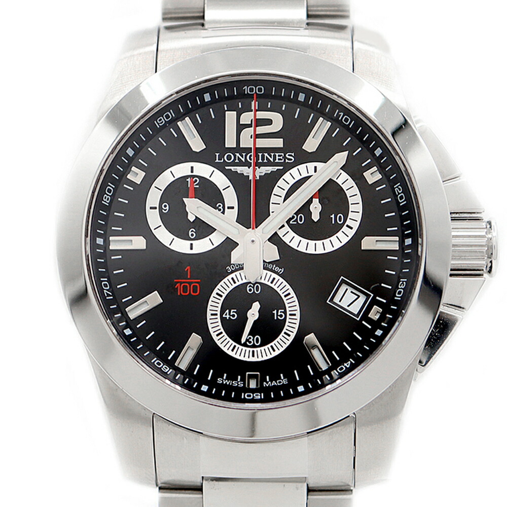 美品✨　ロンジン　コンクエスト　VHP レディース　時計　シルバー　グレー文字盤 楽天市場】【ウォッチ】LONGINES ロンジン コンクエスト デイト