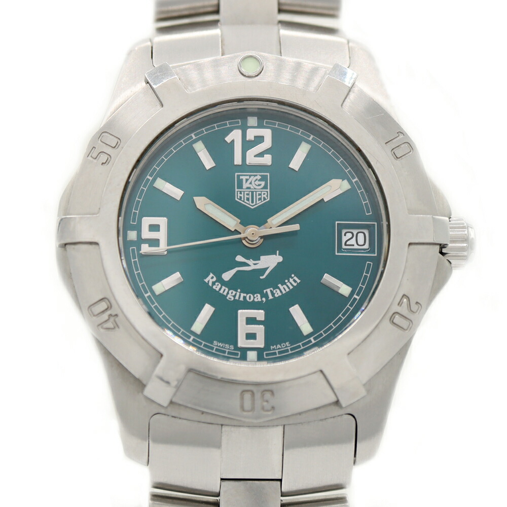 最終価格TAG HEUER エクスクルーシブ ランギロアタヒチ 限定品 良品 タグ・ホイヤー レディース エクスクルーシブ ランギロア