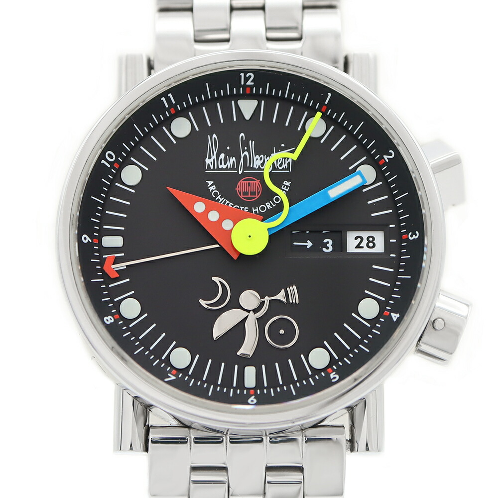 【24H以内発送/本体のみ】希少 仏革命200周年 アランシルベスタイン 腕時計 Alain Silberstein アラン・シルベスタイン ”クロノ クラシック