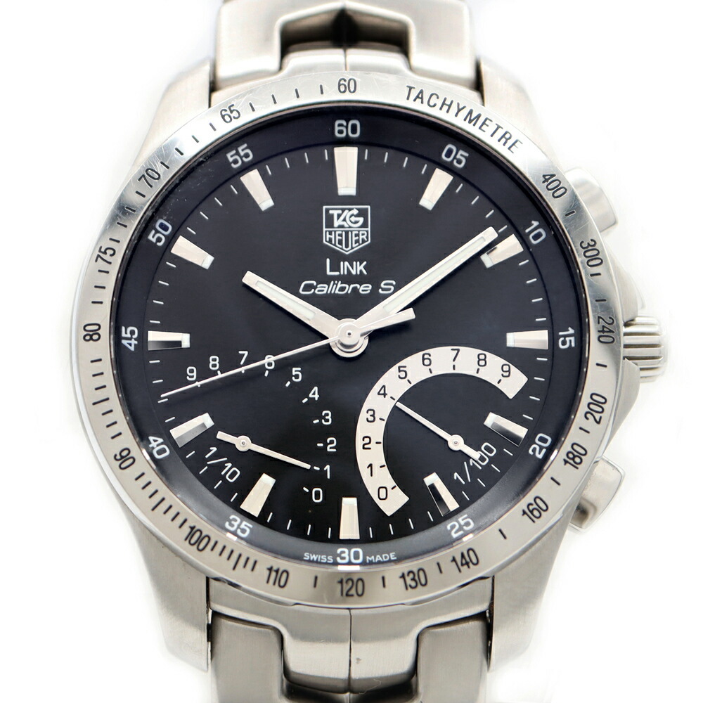 TAG Heuer LINK クロノグラフ　CT1111 TAG Heuer Link Men's Black Watch - CT1111 for sale online | eBay