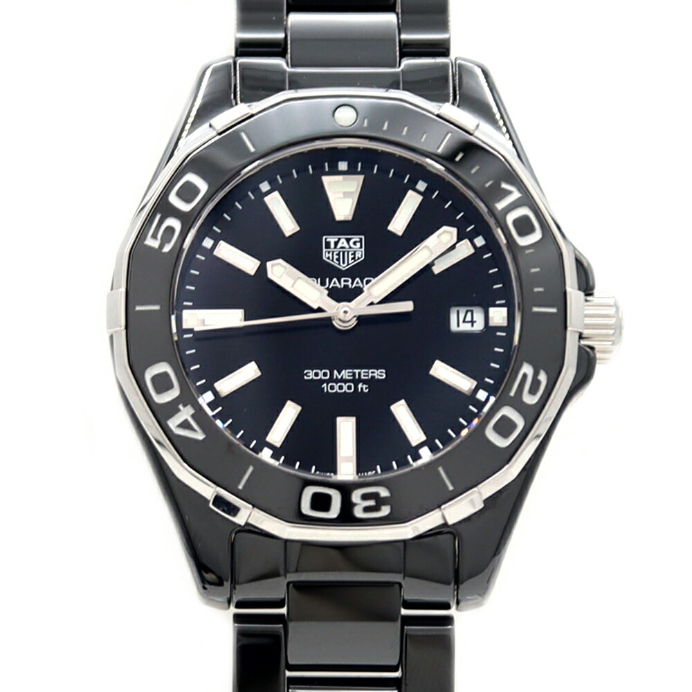 TAG Heuer アクアレーサー シェル文字盤10Pダイヤ電池交換済み　中古品 TAG Heuer アクアレーサー シェル文字盤10Pダイヤ電池交換済み 中古品