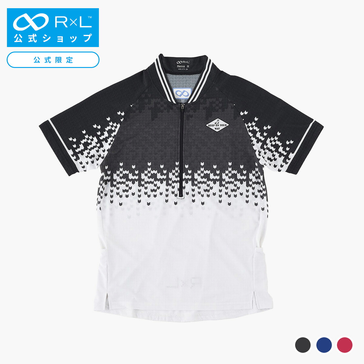【公式】R×L(アールエル) WILD DRY ランニング ハーフジップ 3ポケット シャツ(メンズ) TRS9010H【公式ストア限定】