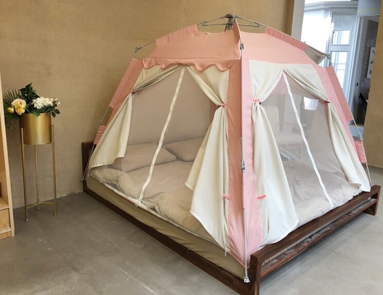 休日 子供テント 小屋 秘密基地 ワンタッチ テントハウス 防風 送料無料 テント キッズテント ゲームハウス おもちゃ ごっこ遊びトイ プリンセスの城型  お姫様 プリンセステント ベットテント おしゃれ 大人も子供も シンプル 北欧風 保温 蚊除け 四季通用 qdtek.vn