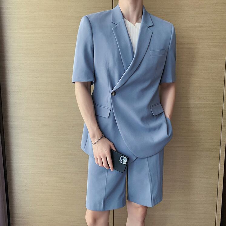 カジュアルスーツ 上品 韓国風 メンズスーツ ビジネス 上着 ズボン 紳士用 上下セット 結婚式 通勤 宴会 スリムスーツ 花婿の介添え 入学式 オシャレ 無地 フォーマル 成人式 点セットアッフ 学生 送料無料 3color 代30代40代 Christine Coppin Com