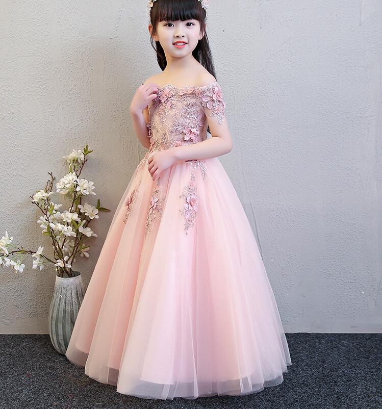お姫様子供ドレスキッズフォーマル/ジュニア子供服/女の子ワンピースピアノプリンセス発表会七五三結婚式ドレスパーティードレスピアノチュールスカート110/120/130/140/150袖なしワンピース膝丈ワンピース超可愛い花柄