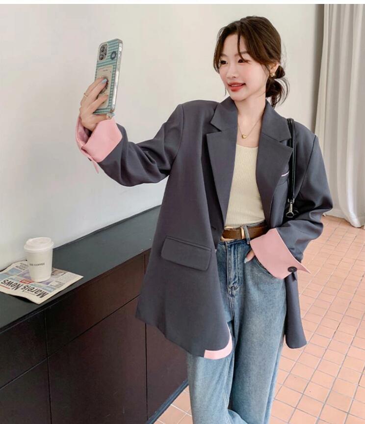 大人 可愛い ロングジャケット レディース アウター テーラードジャケット 春秋 可愛い レディース 長袖 春秋 可愛い 体型カバー 便利 カジュアル 可愛 スーツ 通勤 仕事 お洒落 通勤 体型カバー 無地 フォーマル OL シンプル スーツ 上着 OL【 送料無料】【スーツ】