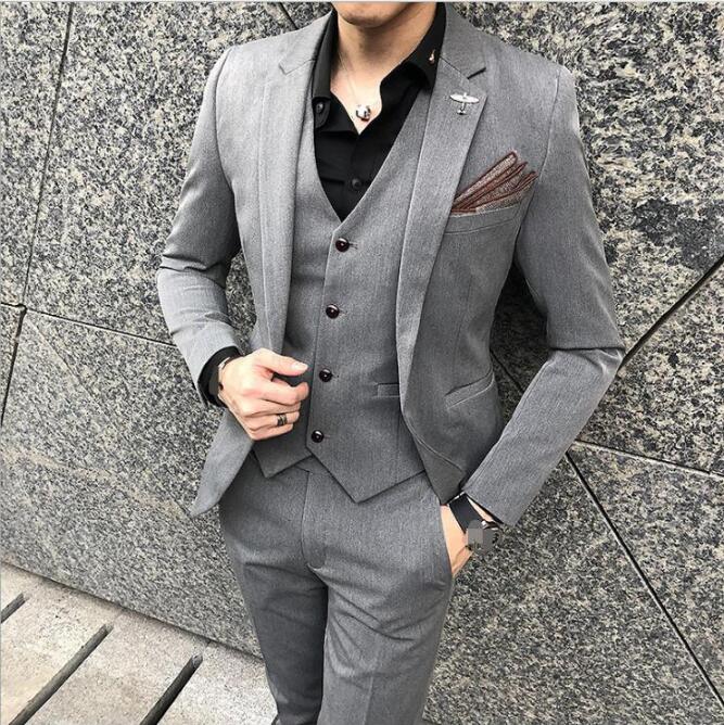 半額品 格好いい 秋春ジャケット ベスト パンツ フォーマルスーツ 3ピーススーツ 紳士用ビジネス スリム メンズ 結婚式 Ol 通勤 代30代40代修身 1つボタンスーツ 入学式 成人式 披露宴 宴会 花婿の介添え スーツ 品質良い S M L Xl 2xl 3xl 4xl 撮影用 カジュアル