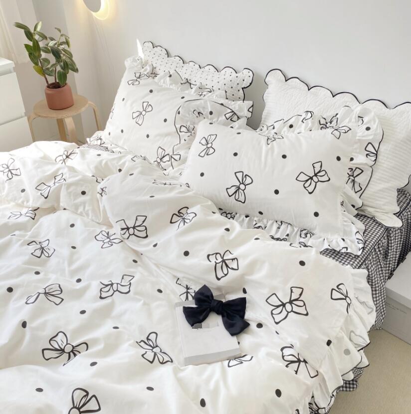 韓国風 肌に優しい 敷き布団カバー 枕カバー フラットシーツ 四季通用 布団カバーセット シングル 姫系 寝具カバー 掛け布団カバー プレゼント 洗える 可愛い 春夏秋冬 ベッド用品 3点セット 学生 1 2m 学生 抗菌防臭 お姫様風 純綿 Dwellingplaceint Org