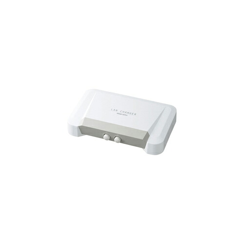 サンワサプライ　LAN切替器(2回路)　ASNSW-LAN21|パソコン オフィス用品 切り替え器【代引き決済不可】【日時指定不可】