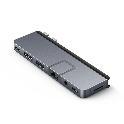 HYPER HyperDrive 7in2 USB-Cハブ DUO PRO Space Gray ASNHP-HD575-G|パソコン パソコン周辺機器 USBハブ
