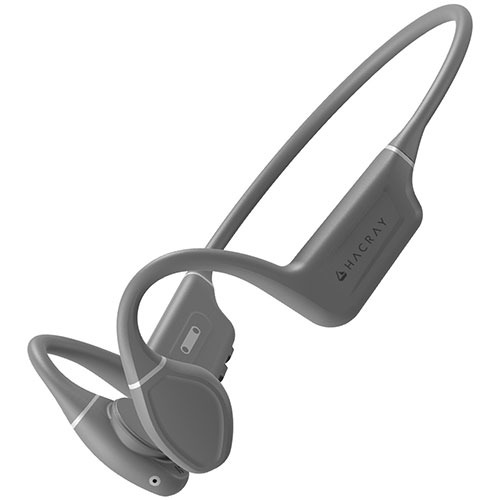 Hacray 骨伝導イヤホン Orca グレー ASNHR25140GR|家電 オーディオ関連 その他オーディオ機器