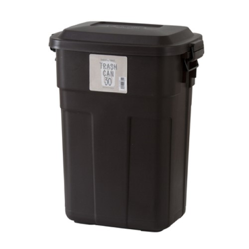 東谷 ゴミ箱 シンプルデザイン トラッシュカン 30L ブラウン ASNLFS-934BR|雑貨・インテリア インテリア小物・置物