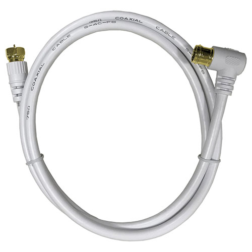 【10個セット】 Lazos TVアンテナケーブル 1M ASNL-AVW1X10|家電 映像関連 テレビ関連製品