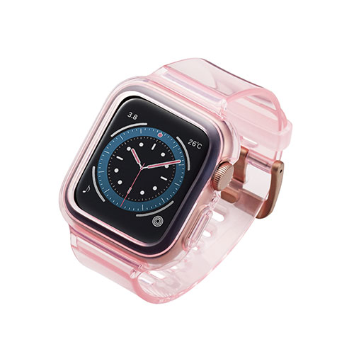 エレコム Apple Watch44mm用ソフトバンパーバンド一体型 ASNAW-20MBBUPNC|スマートフォン・タブレット・携帯電話 iPhone その他アクセサリー