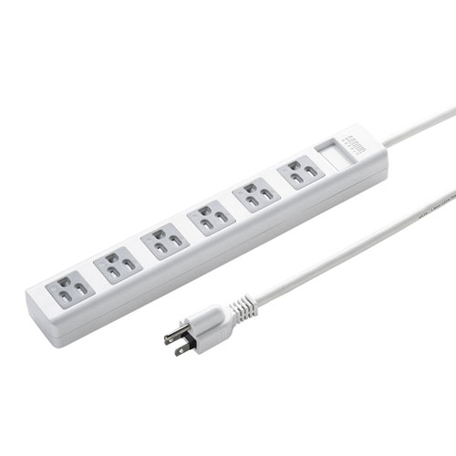 サンワサプライ シャッタータップ ASNTAP-SH3625MG3PX5|家電 生活家電 OAタップ