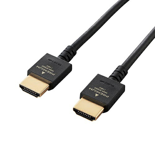 【5個セット】エレコム HDMIケーブル/Premium/やわらか/1.5m/ブラック ASNDH-HDP14EY15BKX5|家電 オーディオ関連 AVケーブル