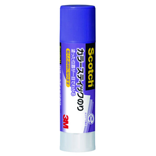 【20個セット】 3M Scotch スコッチ カラースティックのり 40g ASN3M-GP-DX20|パソコン オフィス用品 消耗品