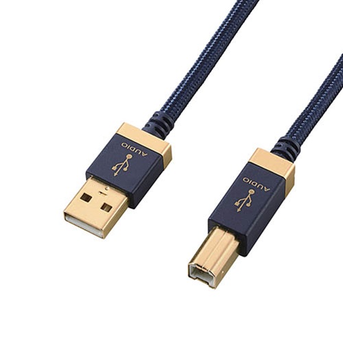【5個セット】エレコム AVケーブル/音楽伝送/A-Bケーブル/USB2.0/1.0m ASNDH-AB10X5|家電 オーディオ関連 AVケーブル