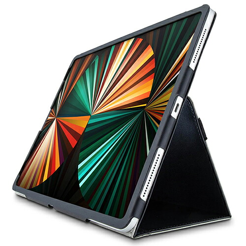 エレコム iPad Pro 12.9インチ 2021年モデル ケース カバー レザー フラップ 軽量 ブラック ハンドホールドベルト ペンホルダ ASNTB-A21PLPLFBK|スマートフォン・タブレット・携帯電話 タブレット ケース【代引き決済不可】【日時指定不可】