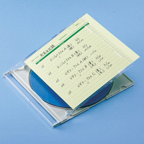 【10個セット】 サンワサプライ 手書き用インデックスカード(グリーン) ASNJP-IND6GX10|パソコン オフィス用品 その他ラベル