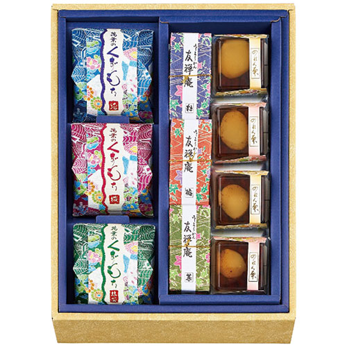 【3セット】 河内駿河屋 花利休 和菓子詰合せ ASN2204-066X3|食品 菓子
