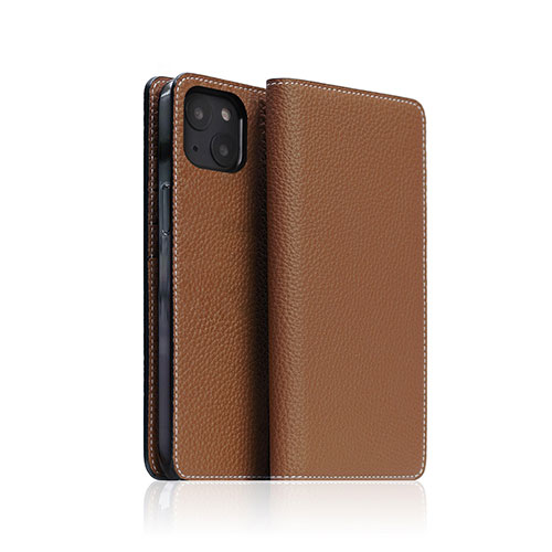 SLG Design Hybrid Grain Leather Case for iPhone 14 Saddle Brown 手帳型 ASNSD24299i14BR|スマートフォン・タブレット・携帯電話 iPhone iPhone14 ケース｜緑花堂ストア
