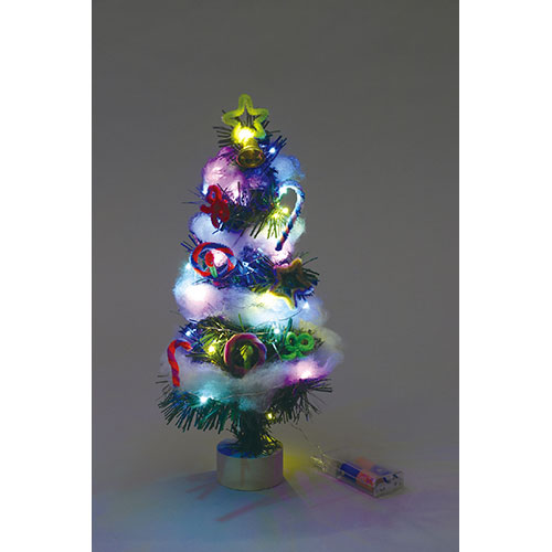 【10個セット】 ARTEC クリスマスツリー作り(イルミネーションライト付) ASNATC55875X10|雑貨・ホビー・インテリア 雑貨 雑貨品