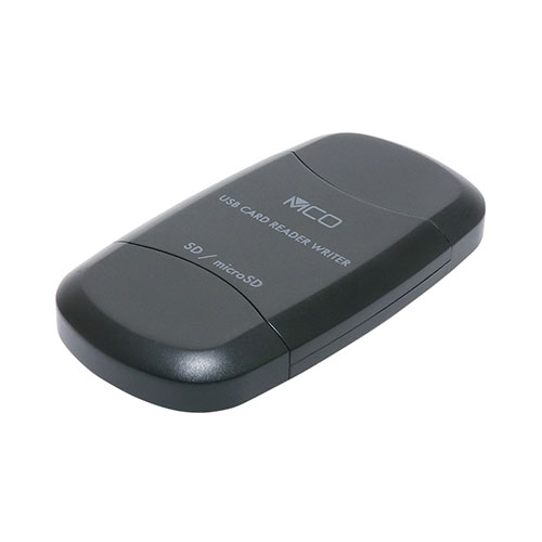【5個セット】 MCO SDカードリーダ USB-A キャップ付 USB3.0 ASNUSR-ASD3/BKX5|パソコン パソコン周辺機器 カードリーダー