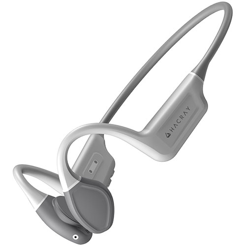 Hacray 骨伝導イヤホン Orca ライトグレー ASNHR25139LGR|家電 オーディオ関連 その他オーディオ機器