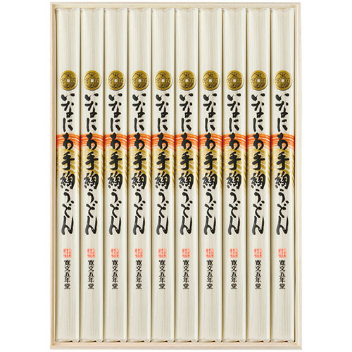 寛文五年堂 いなにわ手綯うどん いなにわ手綯うどん(100g)×10 ASNC6195577|食品 食品