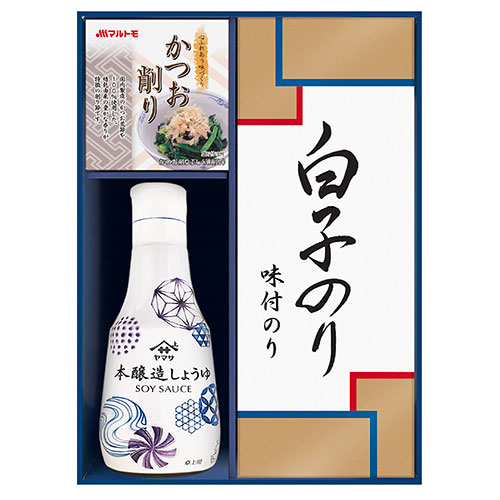 【5セット】 ヤマサ鮮度しょうゆ&白子のり詰合せ 鮮度しょうゆ、白子のり味のり、かつおパック ASNIT-15RX5|食品 食品