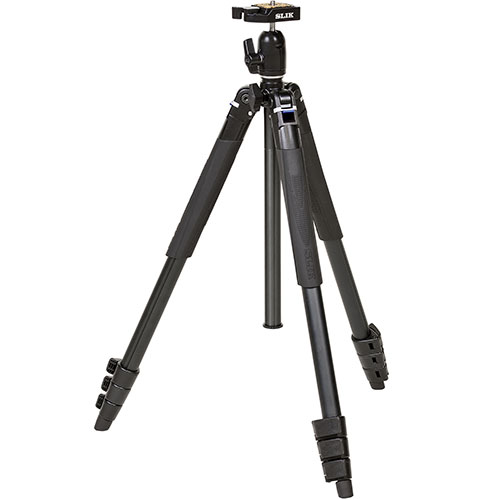 スリック SLIK エアリーL100 脚先を持って軽い力で開脚・反転が可能 縮長:417mm/全高1543mm ASNKEN07119|カメラ カメラアクセサリー 三脚・一脚