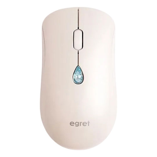 EGRET ワイヤレスジュエリーマウス 誕生月別の人口宝石ボタン 3月 アクアマリン ASNEM23-SJ-3|パソコン パソコン周辺機器 マウス