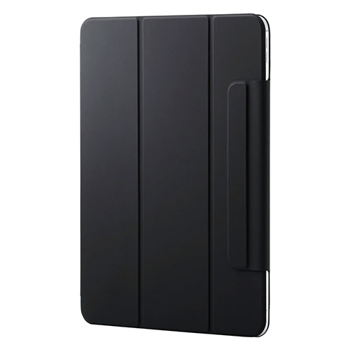 エレコム 13インチiPad Pro(M4) フラップケース 超薄型 マグネット着脱 スリープ対応 ブラック ASNTB-A25PLWVPF2BK|スマートフォン・タブレット・携帯電話 iPad iPadケース｜緑花堂ストア
