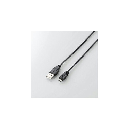 【3セット】 エレコム Micro-USB(A-MicroB)ケーブル 2m ブラック ASNU2C-AMB20BKX3|パソコン パソコン周辺機器 USBケーブル