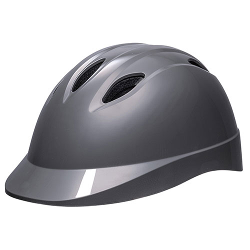 DICプラスチック 自転車用ヘルメット Chalino S/Mサイズ ダークグレー ASNATC35592|防災用品 安全用品 ヘルメット