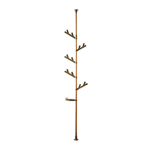 積水樹脂 つっぱり式ポールハンガーあいツリー 北欧スタイル (ウッド) ASNTPH-2-WOOD|雑貨・ホビー・インテリア インテリア その他(住宅)